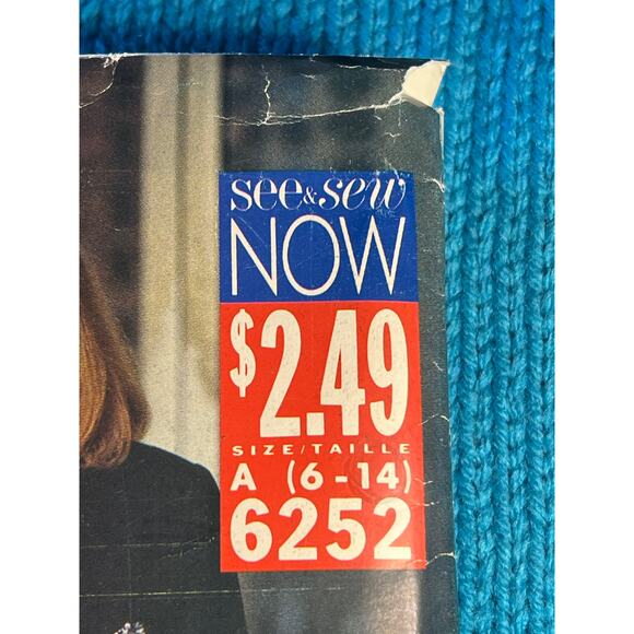 Butterick Sewing pattern 6252 suit blazer straight skirt blouse size 6-14 - Picture 2 of 5